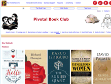 Tablet Screenshot of pivotalbookclub.com